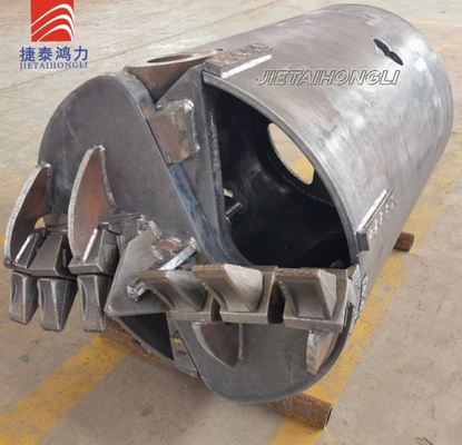 Cubo de la perforación del suelo de OD1200mm Q345B con los dientes planos