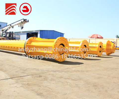 Piezas de maquinaria combinadas de construcción de Kelly Bar For Rotary Rig de la perforación