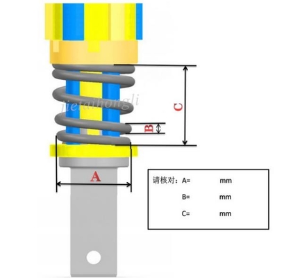 Soilmec Sr516, plataforma de perforación, herramienta de barra Kelly, resorte de amortiguación para barra Kelly