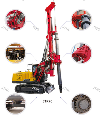 2024 NUEVO PORTABLE Mini equipo de perforación rotativo JTR50 para cimientos rotativos