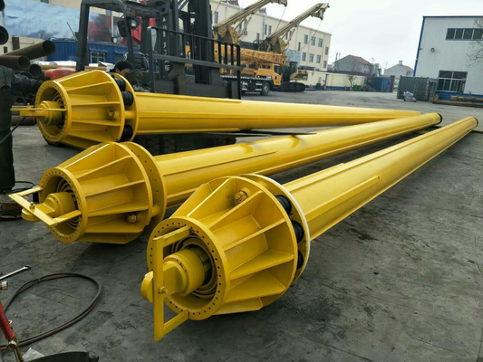 Bauer Rotary Interlocking Kelly Bar los 60M Drilling Rig Parts 3~4 secciones