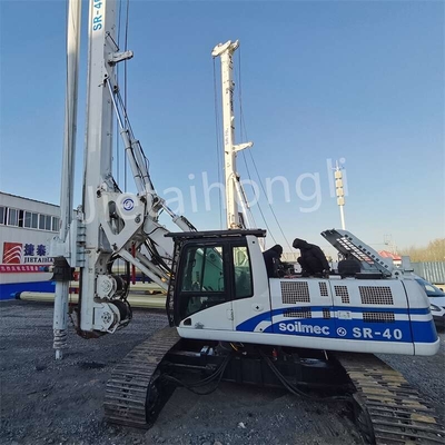 Kelly Miniature Used Rotary Drilling apareja SR40 los 50M Used Piling Rig For Construction
