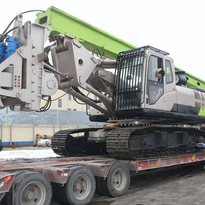 el aparejo hidráulico restaurado de la viruta, utilizó agujereado llenando el aparejo, soilmec que llenaba el aparejo, utilizó el aparejo de la viruta de la fundación