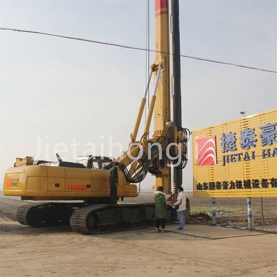 Fundación de pilas rotatoria de tierra usada profunda del tornillo del equipo de Crrc que llena 280d los 85m