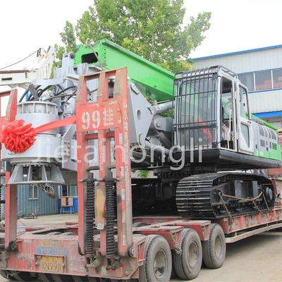 Utilizado llenando a Rig Rotary Crawler Type Piling Rig Machine For Drilling Hole