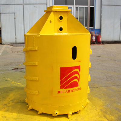 Cubo de tierra duro del barril de base de la roca de Q355d con los dientes de la bala