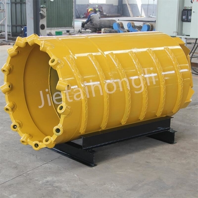 Cubo del barril de base de la roca de OD800mm con los dientes de la bala para la tierra dura