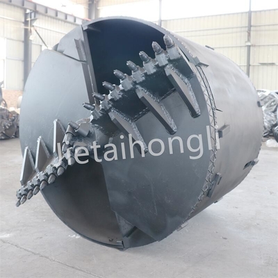 Uso durable Rig Rock Drilling Bucket que llena hidráulico Q355C